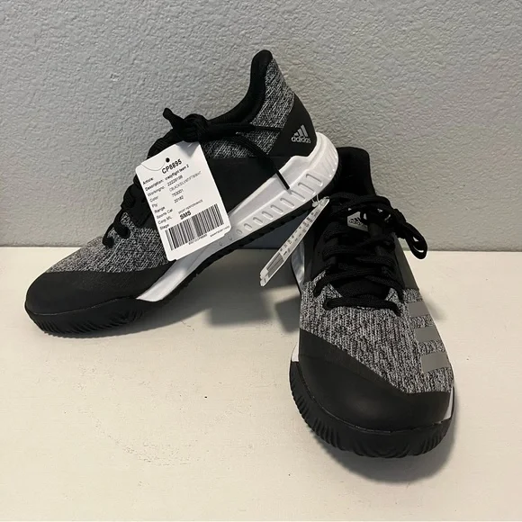 adidas | Shoes | Adidas Crazy Flight Team 2 Shoes Sneakers Size 7 Black  Gray White Volleyball | Poshmark
